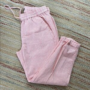 Pink Striped Pants